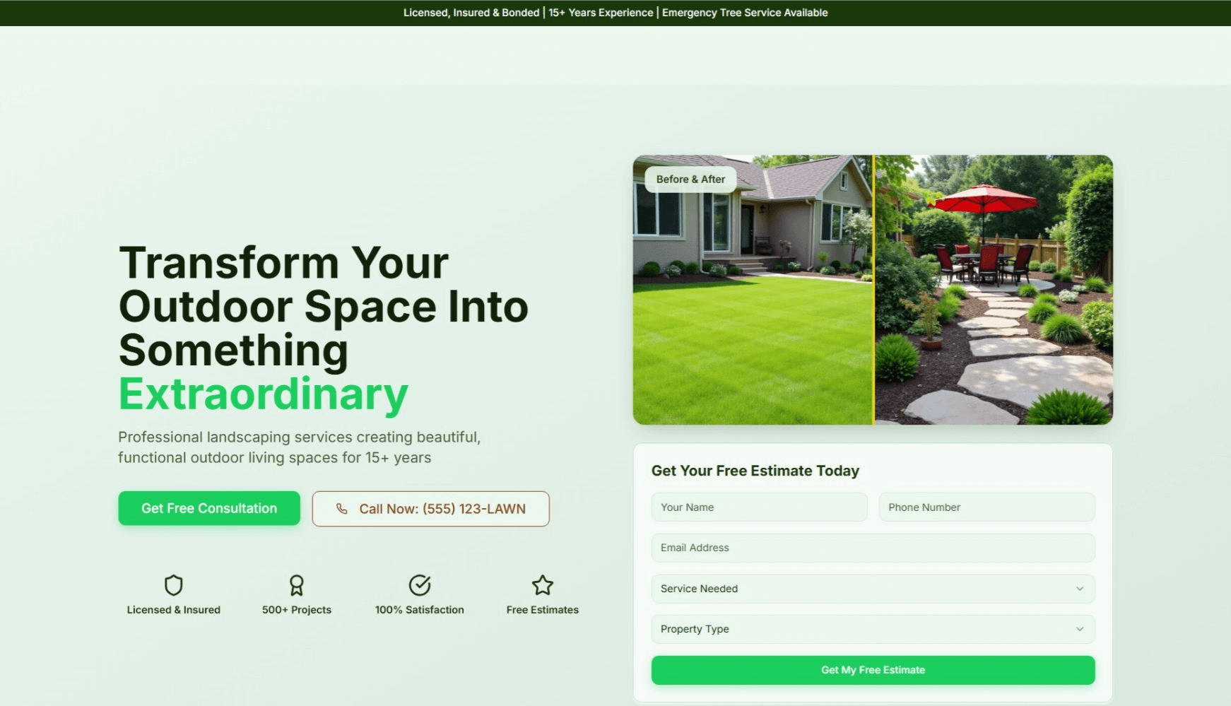 Landscaping Demo screenshot